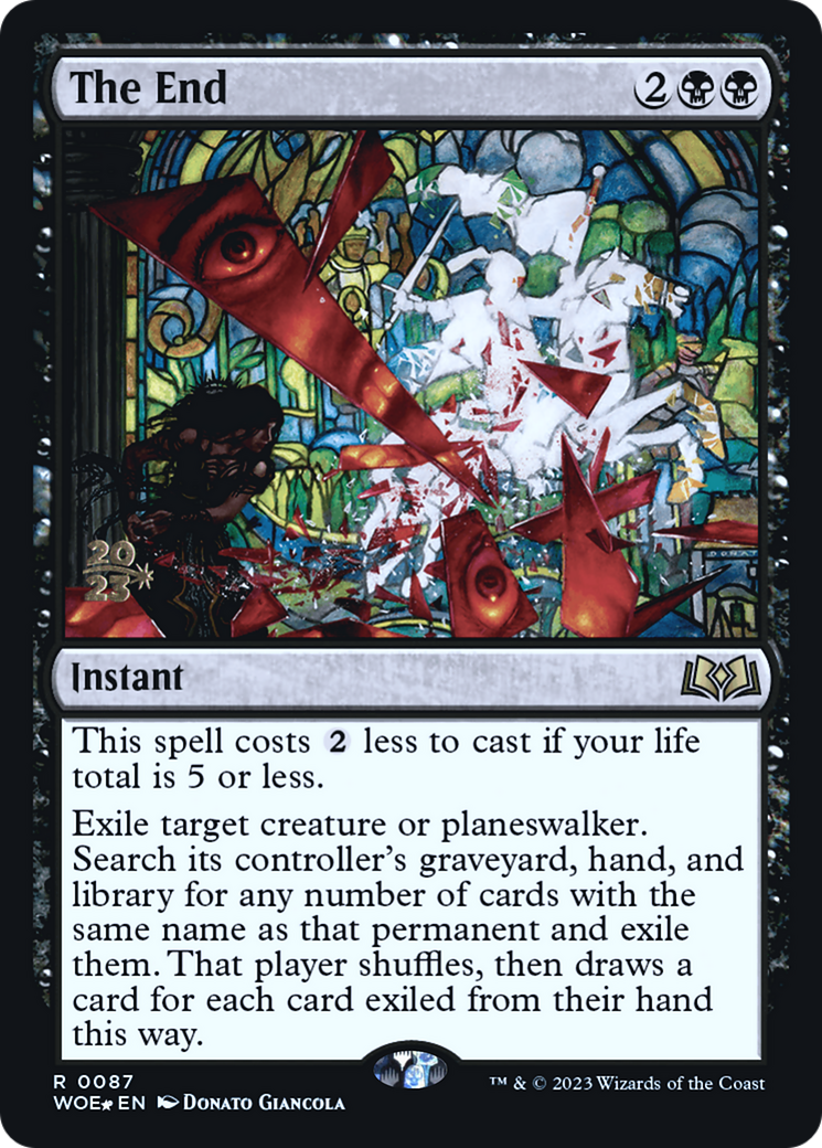 The End (0087) (Prerelease) - Foil