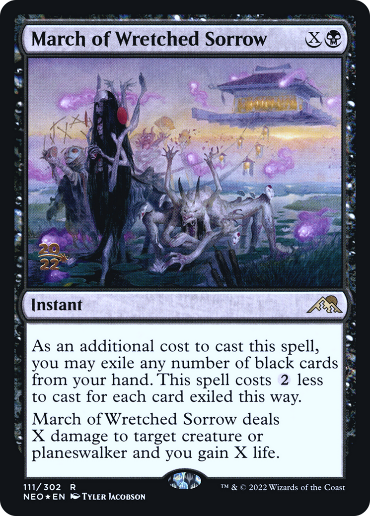 March of Wretched Sorrow (111) (Prerelease) - Foil