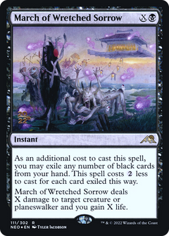 March of Wretched Sorrow (111) (Prerelease) - Foil