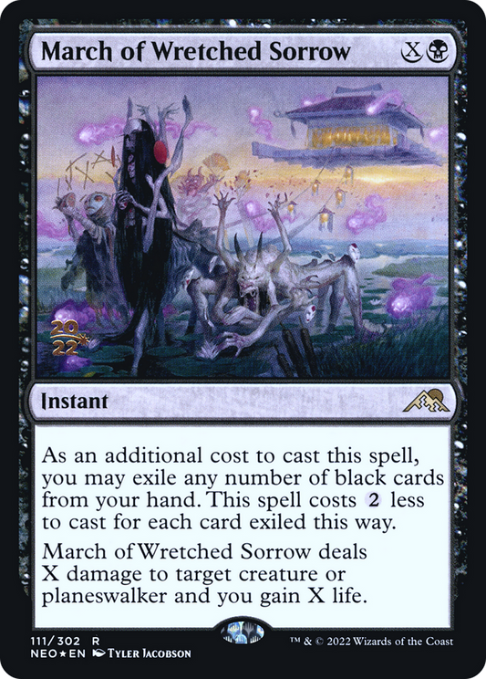 March of Wretched Sorrow (111) (Prerelease) - Foil