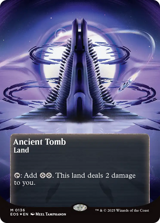Ancient Tomb (0136) (Borderless) - Galaxy Foil