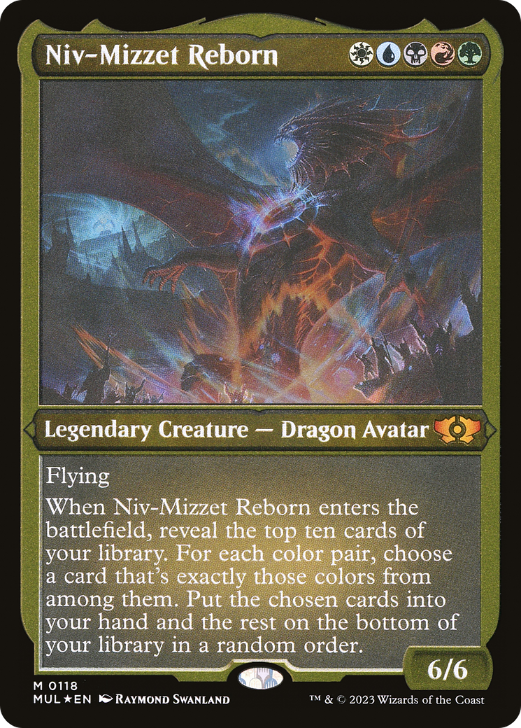 Niv-Mizzet Reborn (0118) - Foil Etched
