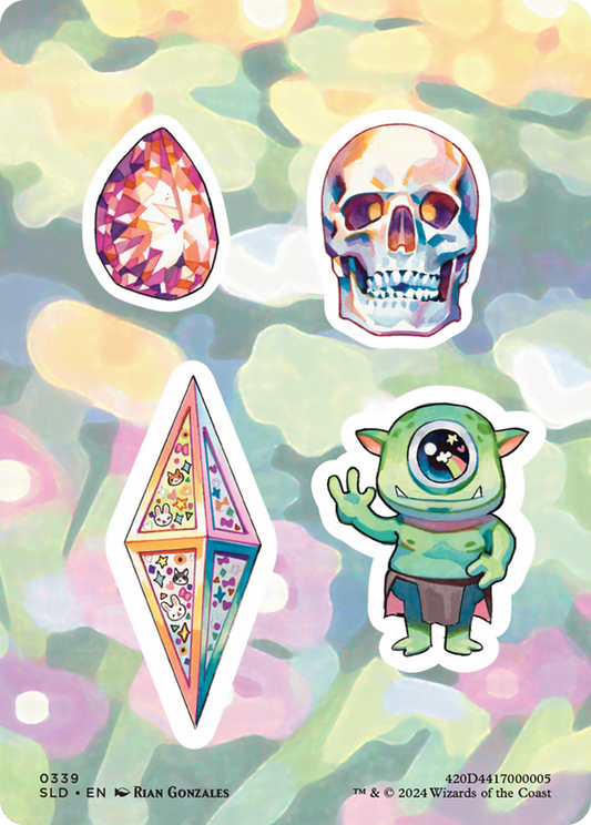 Sticker sheet (0339) - Foil