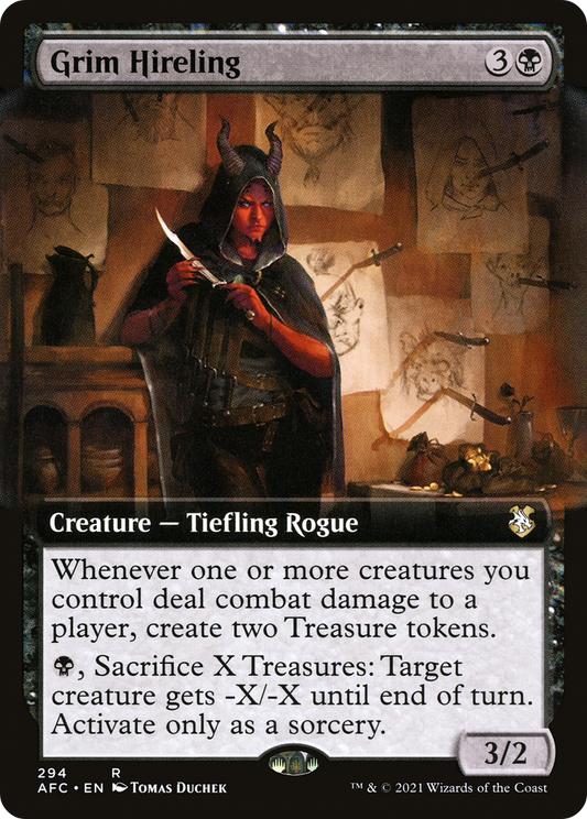Grim Hireling (294) (Extended Art)