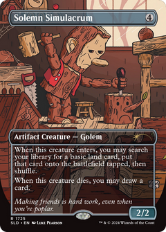 Solemn Simulacrum (1725) (Borderless) - Foil