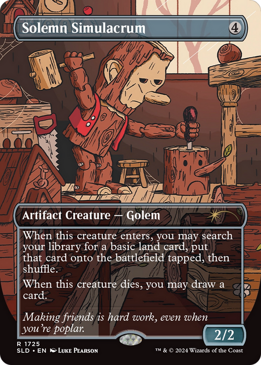 Solemn Simulacrum (1725) (Borderless) - Foil