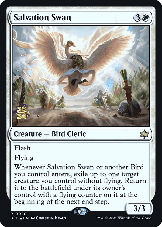 Salvation Swan (0028) (Prerelease) - Foil