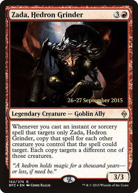 Zada, Hedron Grinder (162) (Prerelease) - Foil