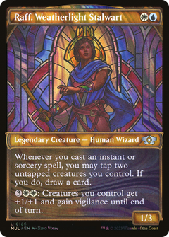 Raff, Weatherlight Stalwart (0186) (Showcase) - Halo Foil