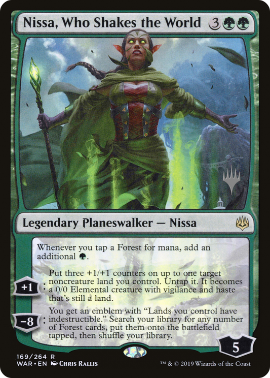 Nissa, Who Shakes the World (169) (Promo Pack) - Foil
