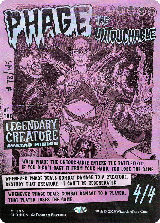 Phage the Untouchable (1195) (Showcase) - Foil