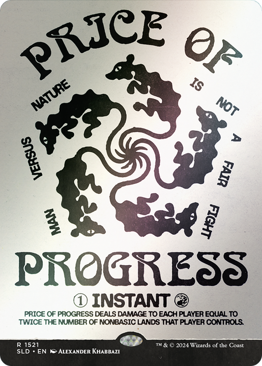 Price of Progress (1521) (Showcase) - Rainbow Foil