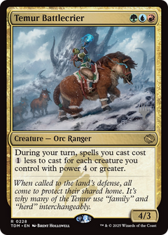 Temur Battlecrier (0228) (Promo Pack) (PTDM)