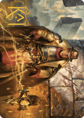 Tenth District Hero (04/49) Art Card (AMKM) - Gold-Stamped Signature