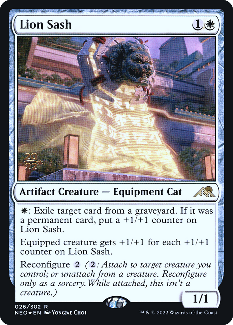 Lion Sash (026) (Prerelease) - Foil