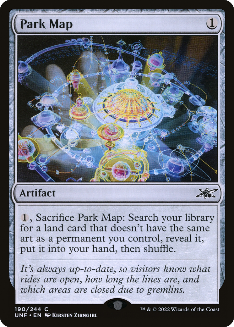 Park Map - Foil