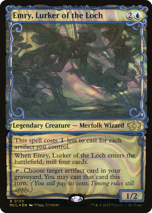 Emry, Lurker of the Loch (0139) (Showcase) - Halo Foil