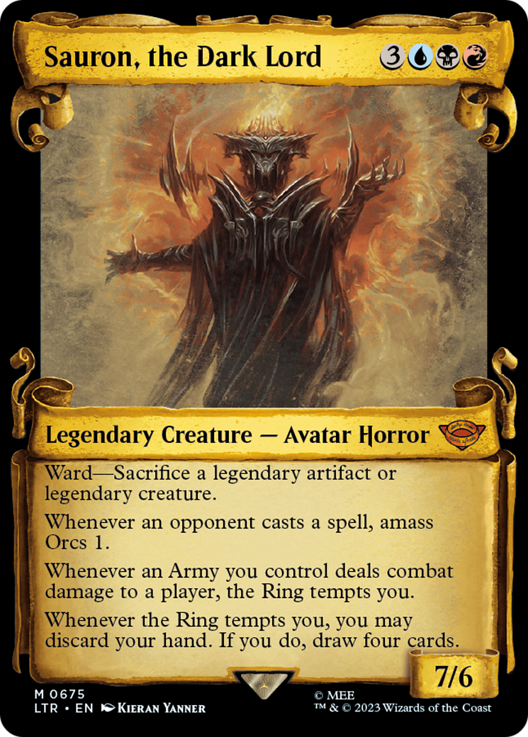 Sauron, the Dark Lord (0675) (Showcase) - Silver Foil