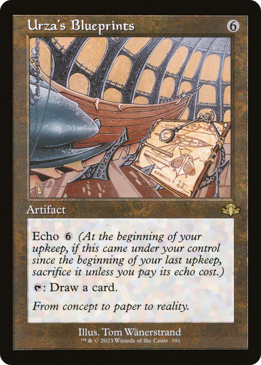Urza's Blueprints (391) (Retro Frame) - Foil