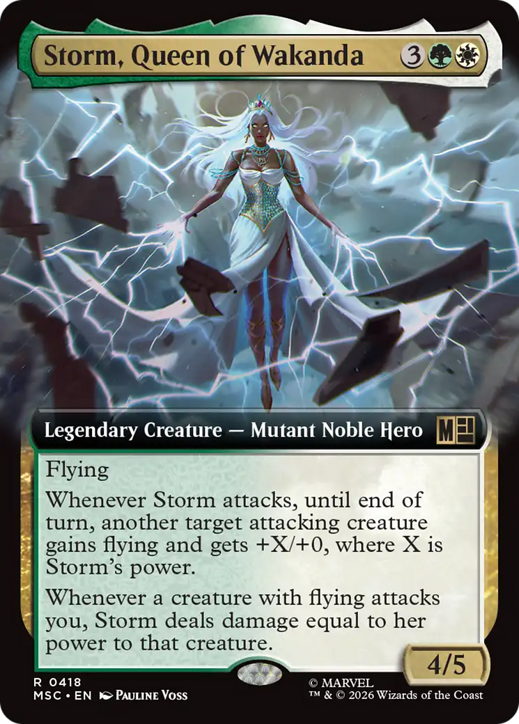 Storm, Queen of Wakanda (0418) (Extended Art) (MSC)