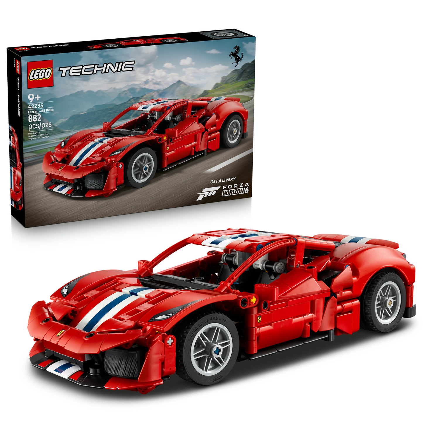 LEGO Set - Ferrari 488 PISTA Car
