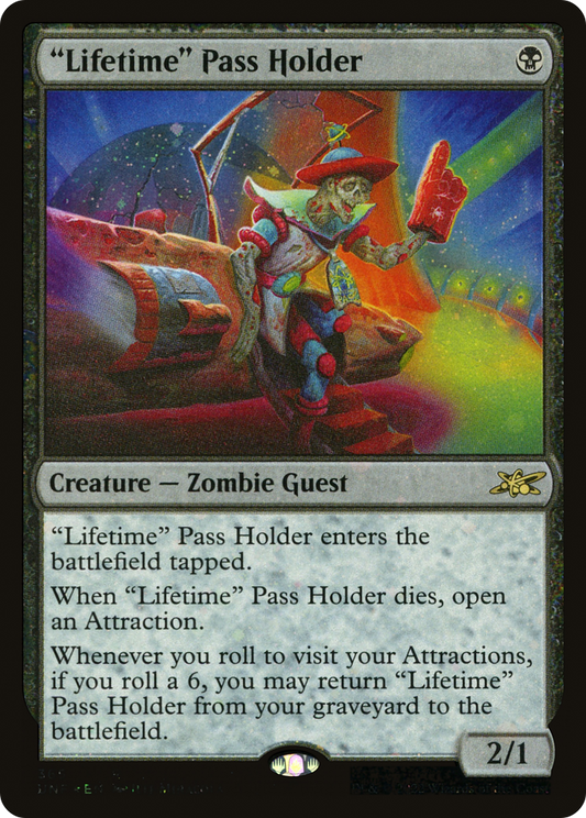 "Lifetime" Pass Holder (365) - Galaxy Foil