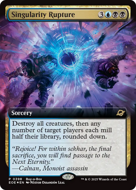 Singularity Rupture (0398) (Buy-a-Box) (Extended Art) - Foil