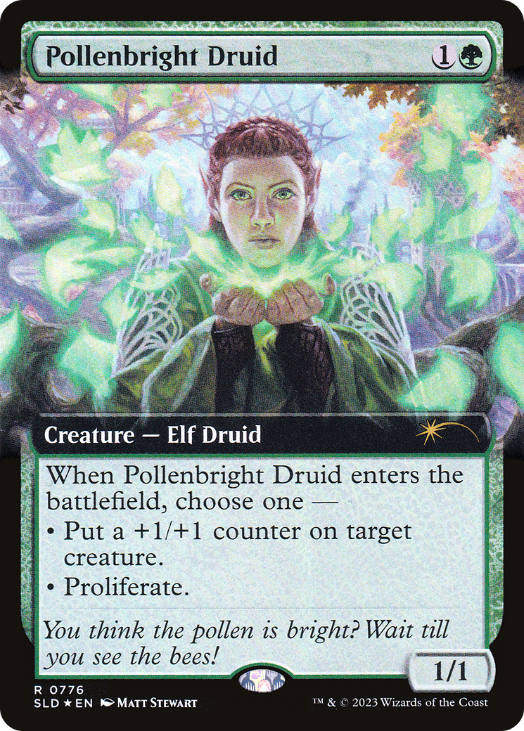 Pollenbright Druid (0776) (Extended Art) - Foil