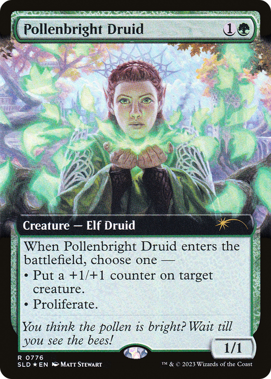Pollenbright Druid (0776) (Extended Art) - Foil