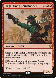 Siege-Gang Commander (143) (Promo Pack)