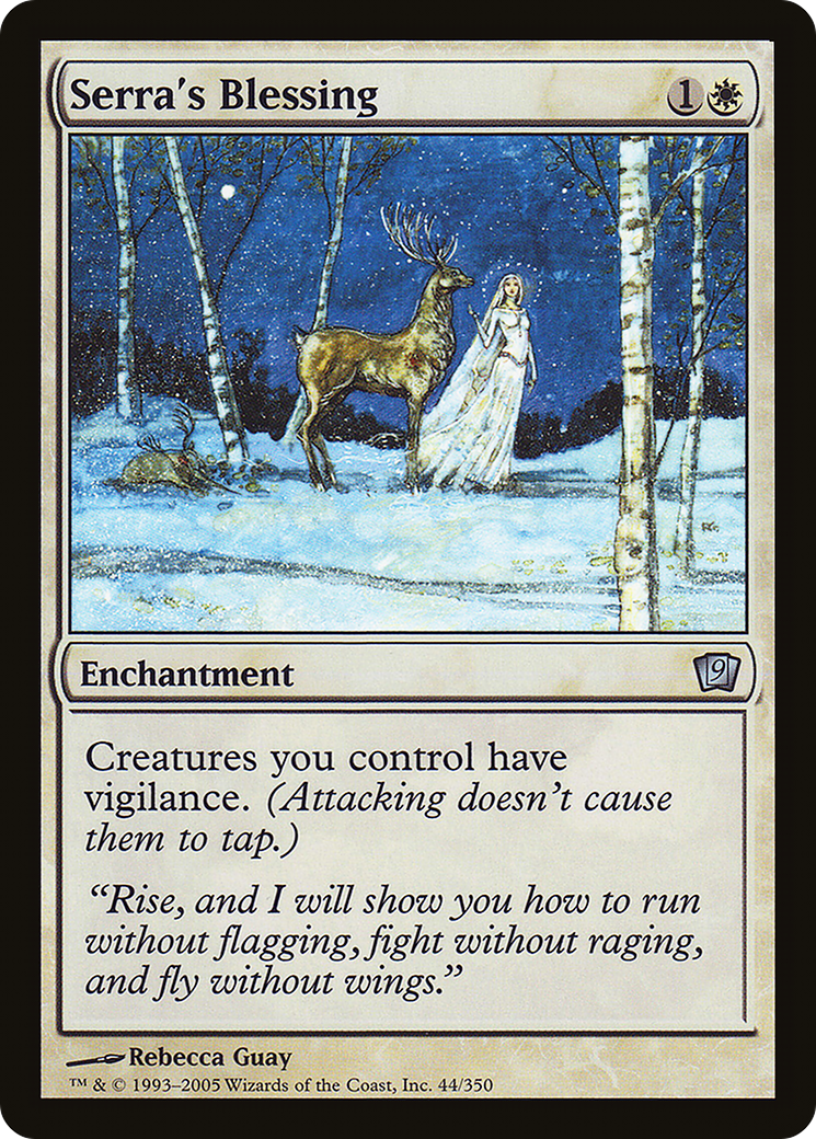 Serra's Blessing - Foil