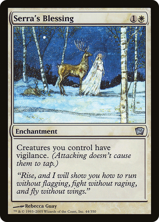 Serra's Blessing - Foil
