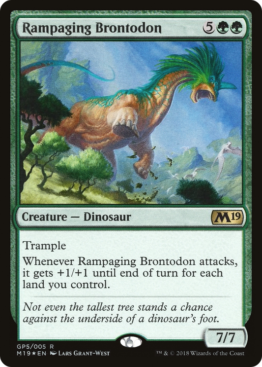 Rampaging Brontodon (GP5) - Foil