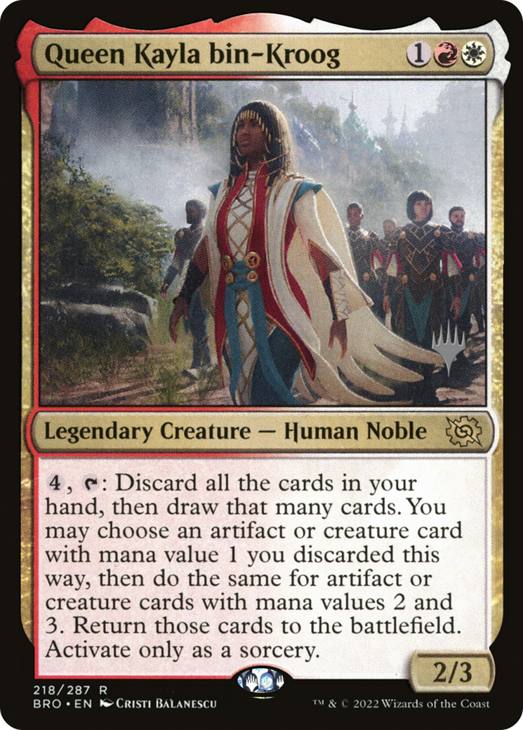 Queen Kayla bin-Kroog (218) (Promo Pack)