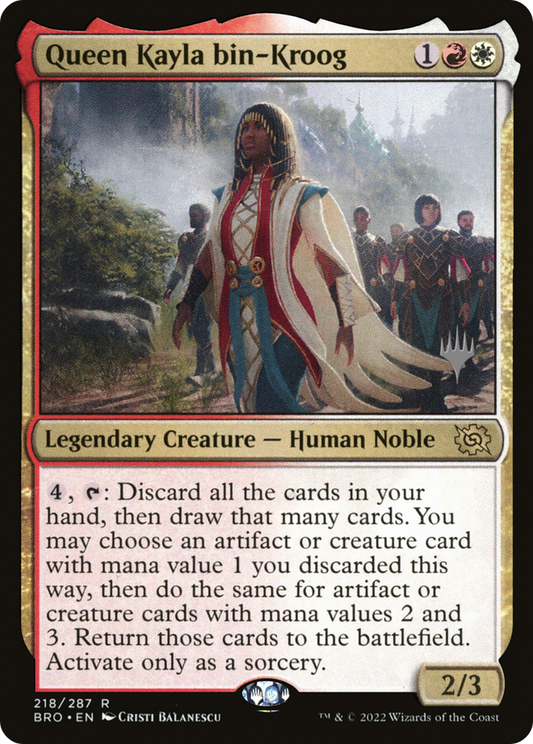 Queen Kayla bin-Kroog (218) (Promo Pack)