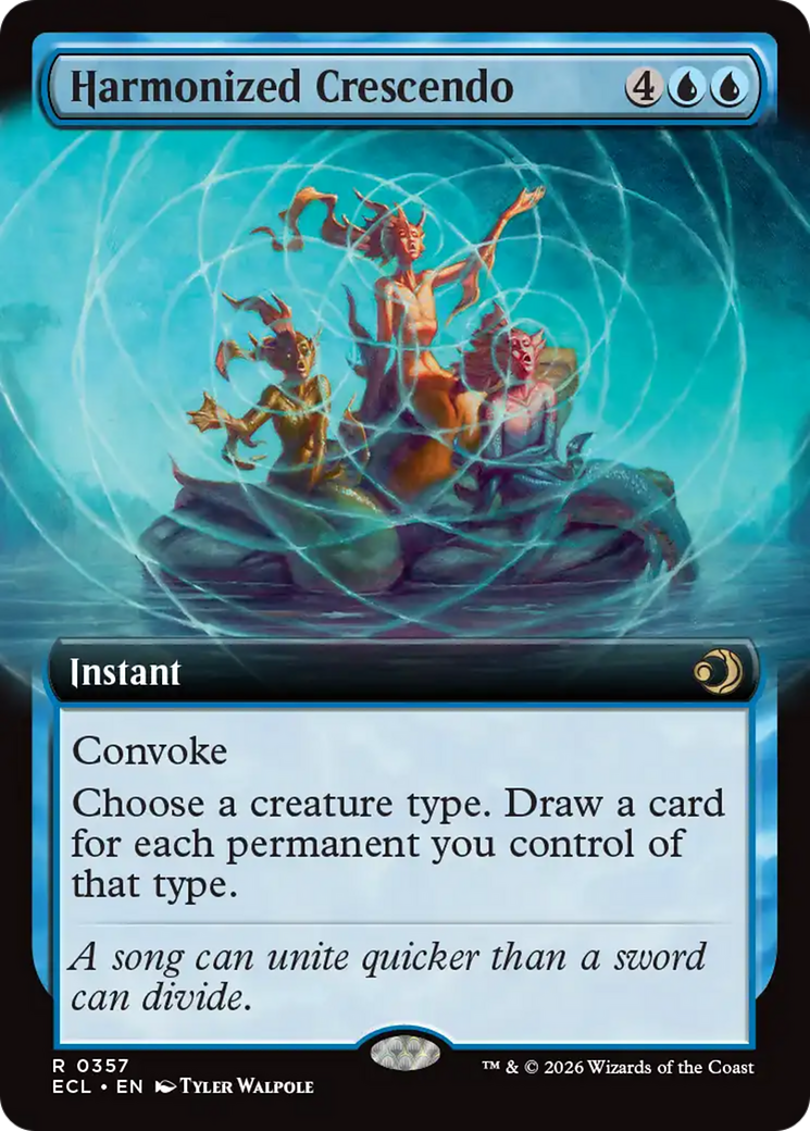 Harmonized Crescendo (0357) (Extended Art) (ECL) - Foil