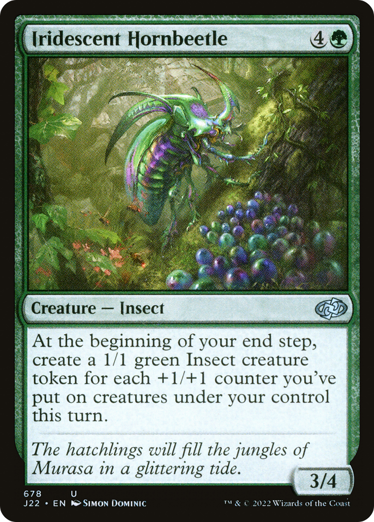 Iridescent Hornbeetle