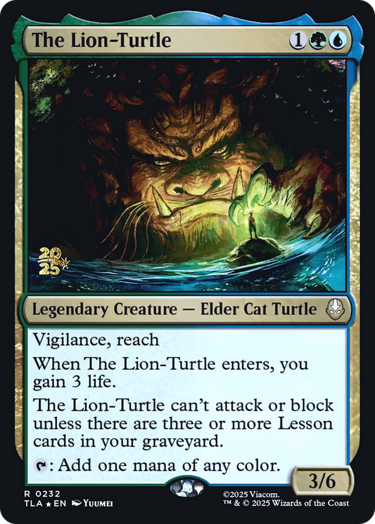 The Lion-Turtle (0232) (Prerelease) (PTLA) - Foil