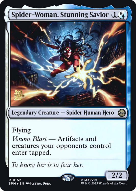 Spider-Woman, Stunning Savior (0152) (Prerelease) - Foil pspm