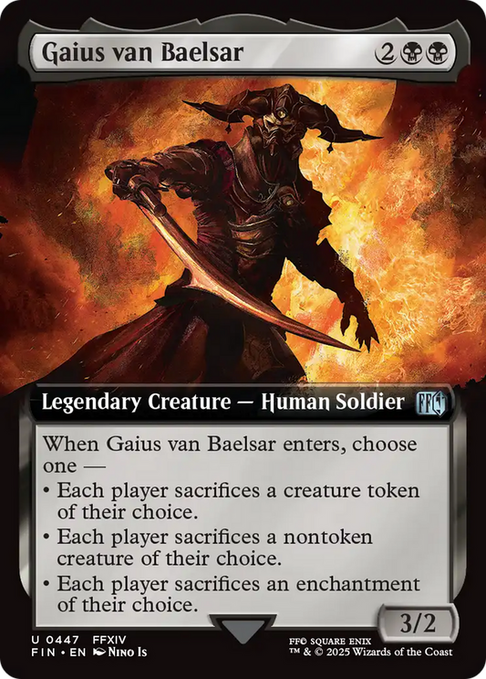 Gaius van Baelsar (0447) (Extended Art) - Foil