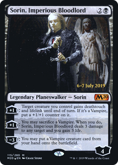 Sorin, Imperious Bloodlord (115) (Prerelease) - Foil