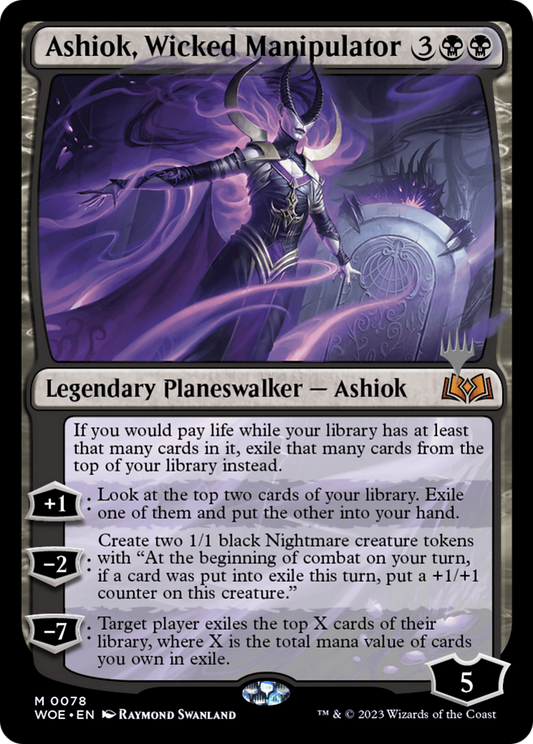 Ashiok, Wicked Manipulator (0078) (Promo Pack) - Foil