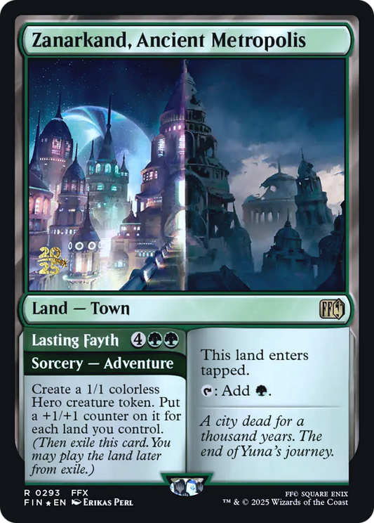 Zanarkand, Ancient Metropolis // Lasting Fayth (0293) (Prerelease) - Foil