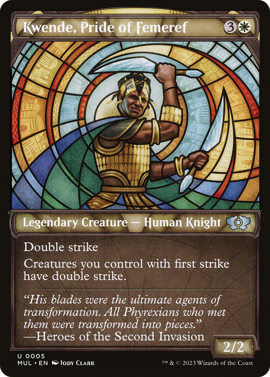 Kwende, Pride of Femeref (0005) (Showcase) - Foil