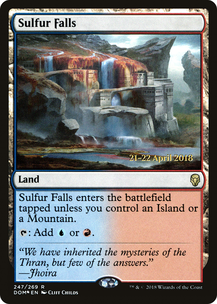 Sulfur Falls (247) (Prerelease) - Foil