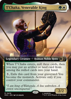T'Chaka, Venerable King (0419) (Extended Art) (MSC)