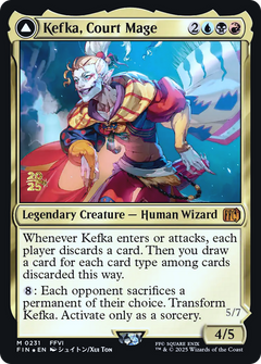 Kefka, Court Mage // Kefka, Ruler of Ruin (0231) (Prerelease) (PFIN) - Foil