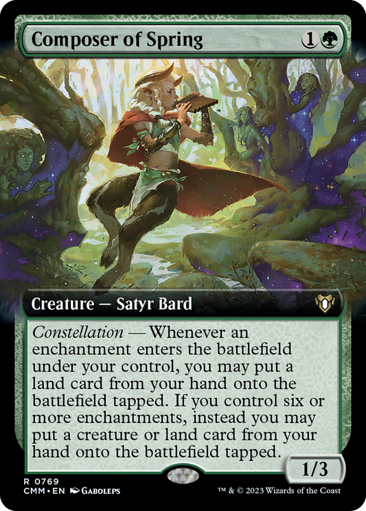 Composer of Spring (0769) (Extended Art) - Foil
