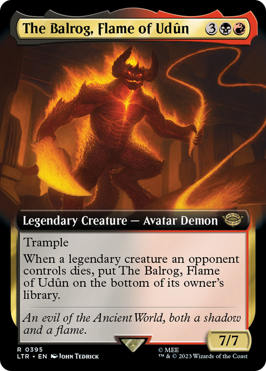 The Balrog, Flame of Udun (0395) (Extended Art)
