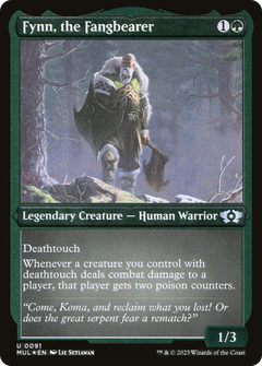 Fynn, the Fangbearer (0091) - Foil Etched